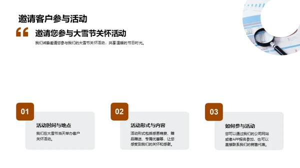 大雪节 客户关怀行动