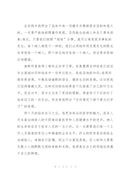 护士实习期间工作总结10篇.docx