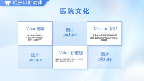 蓝色简约牙科工作总结汇报开展计划PPT
