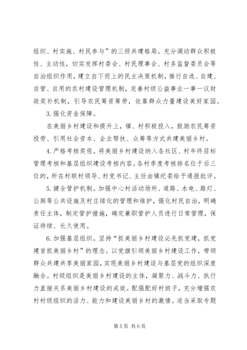 镇XX年美丽乡村建设方案.docx