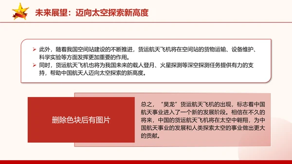 昊龙—中国货运航天飞机的变革与突破主题党课PPT