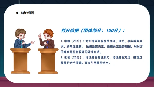 超级辩论赛访谈节日通用PPT课件模板