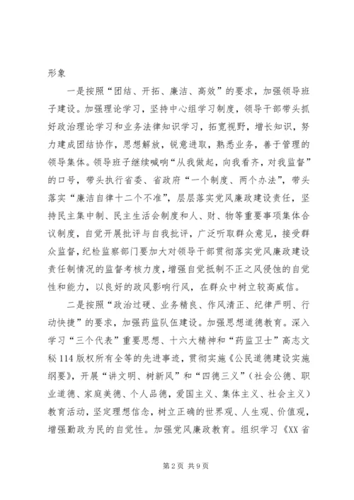 市药监局年度文明创建工作计划 (4).docx