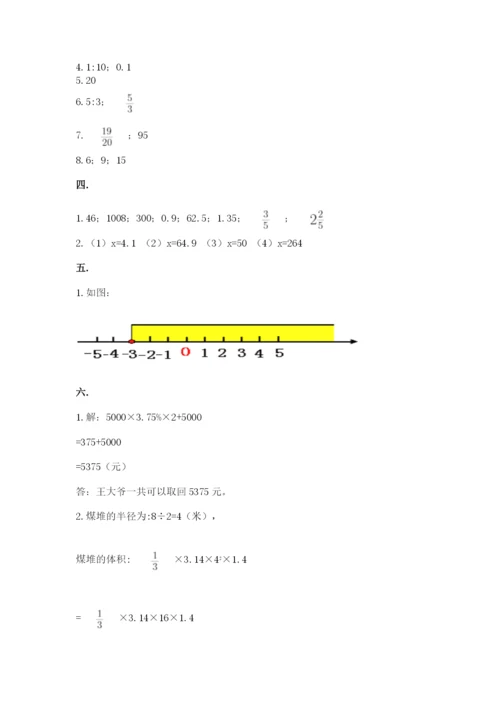 最新版贵州省贵阳市小升初数学试卷【考点精练】.docx