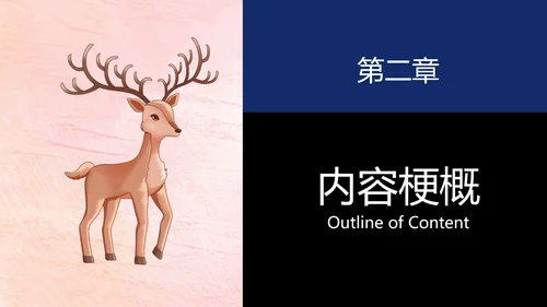 蓝黑手绘风格经典图书房思琪的初恋乐园分享PPT课件读书分享