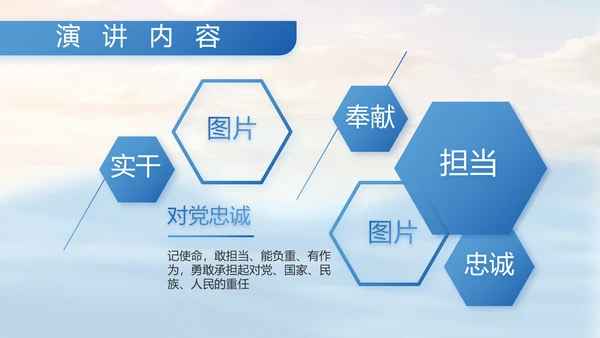蓝色部队军事海军个人工作汇报PPT