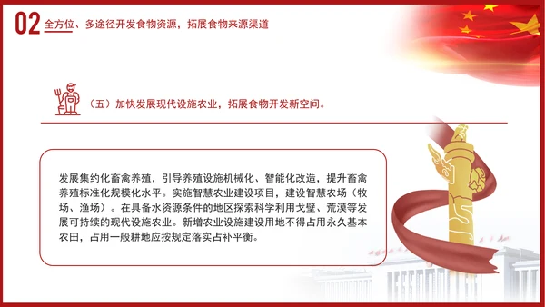 关于践行大食物观构建多元化食物供给体系的意见解读学习PPT课件