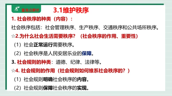八上道法第二单元遵守社会规则复习课件2024