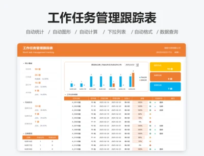 工作任务管理跟踪表