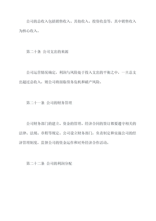 图文设计有限公司章程