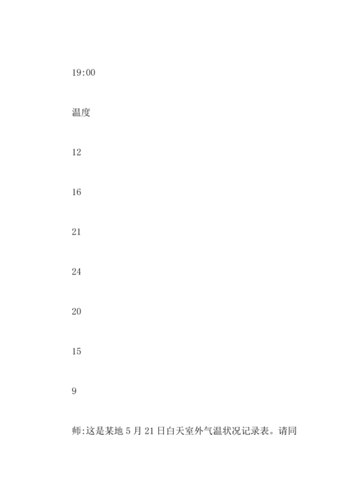 折线统计图教学方案.docx