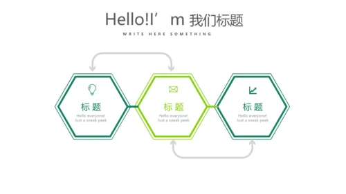 绿色公司产品介绍宣传通用PPT动态模板