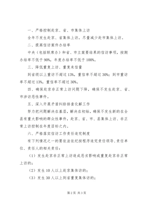信访稳定工作责任书 (3).docx