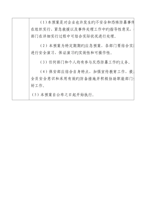 2023年公司反恐防暴工作应急预案培训记录表.docx