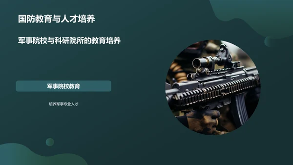 绿色军事知识科普PPT模板