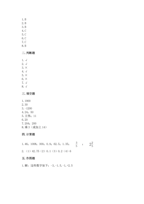 人教版数学六年级下册期末卷精品【名师系列】.docx