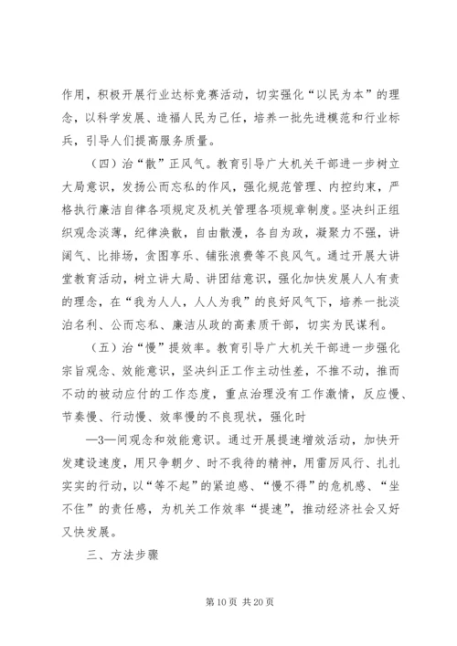 转作风活动方案.docx