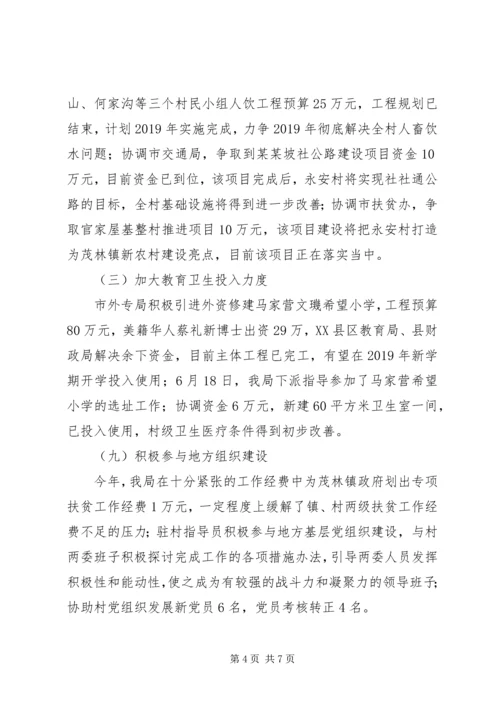 人事局某年百千万帮扶工程工作总结.docx