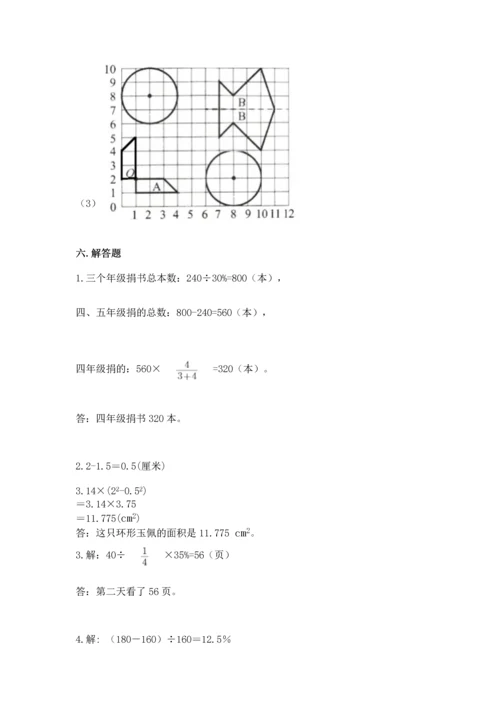 小学六年级上册数学期末测试卷必考题.docx