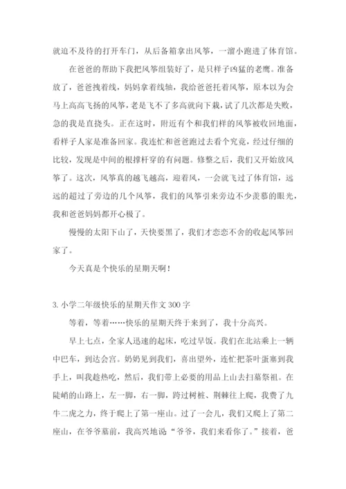 小学二年级快乐的星期天作文300字.docx