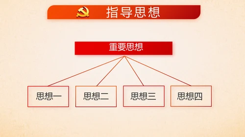 红色党支部党员大会工作总结汇报PPT