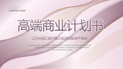 高端大气商业计划书PPT动态模板