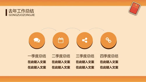 国潮虎年风新年工作计划通用PPT模板
