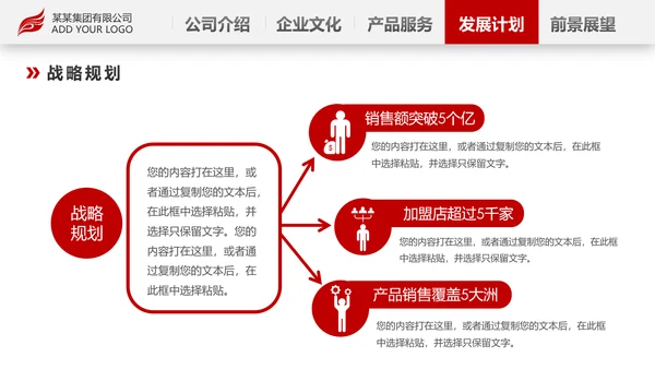 红色简约企业宣传企业简介公司简介PPT模板