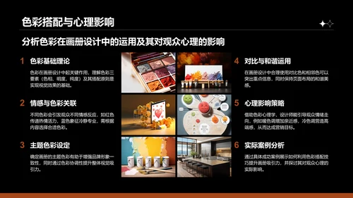 橙色商务风通用行业画册图集PPT模板