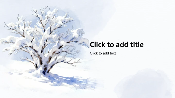 二十四节气小寒PPT主题