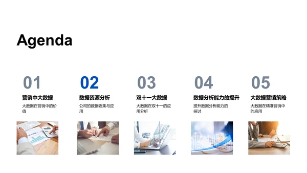 双十一大数据营销PPT模板