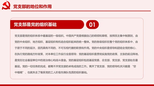 党政机关基层党支部党建工作报告述职述廉PPT