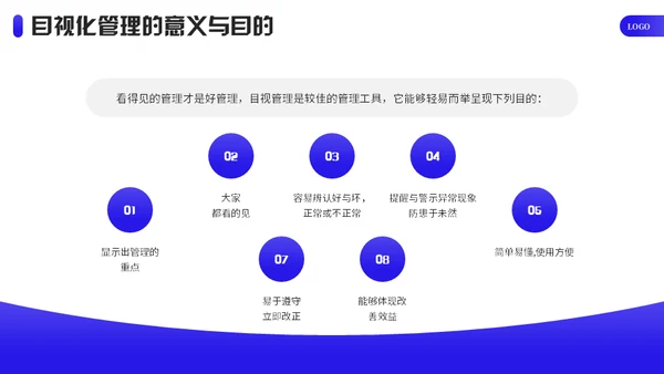 企业目视化管理课件通用PPT模板