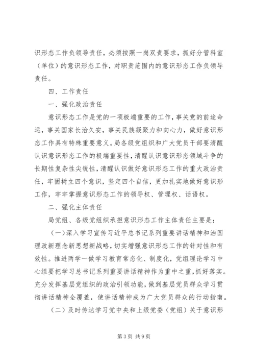 交通运输局落实意识形态工作责任制工作方案.docx