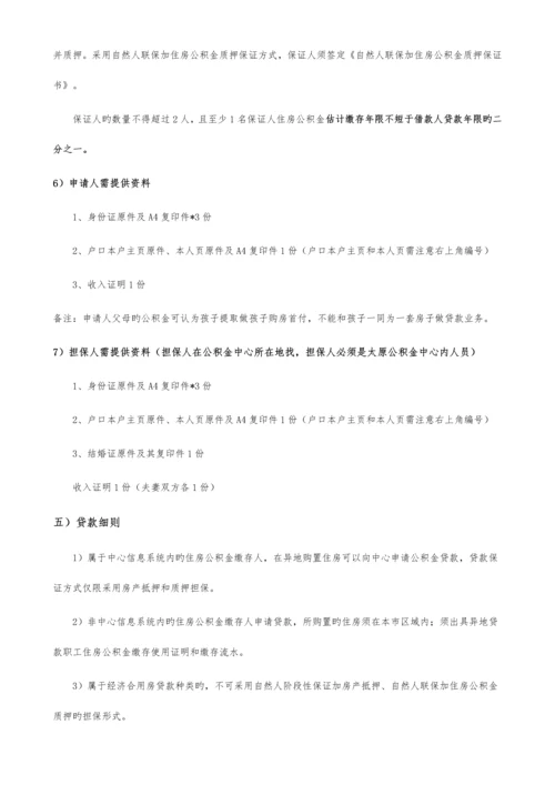 公积金相关业务手册.docx