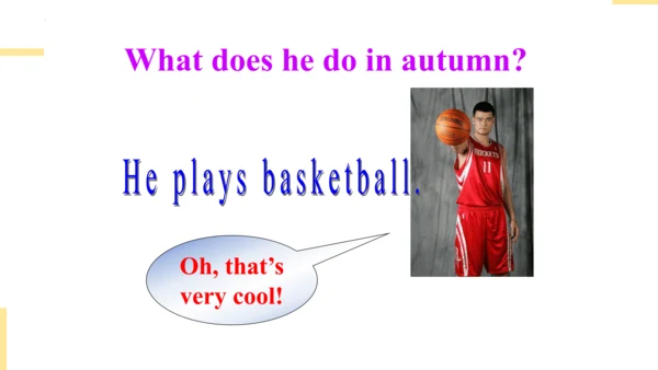 Module 9 Unit 2 What does he do in summer  课件(共27张