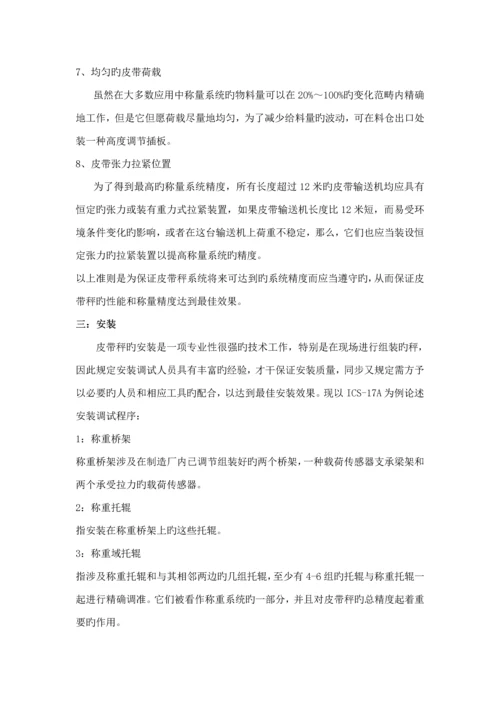 ICS系列电子皮带秤专项说明书.docx