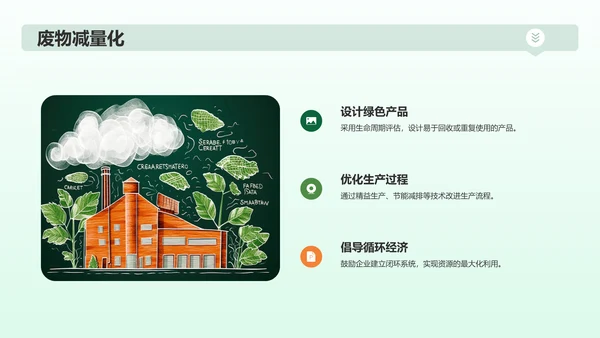 绿色插画风绿色环保PPT模板