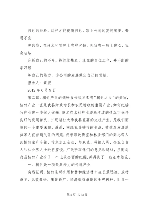 在征楠煤化工的工作报告.docx