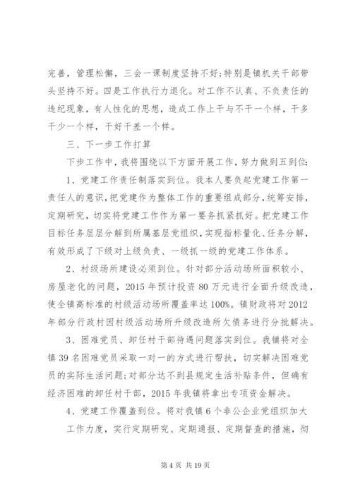 某年书记抓党建工作述职报告范文.docx