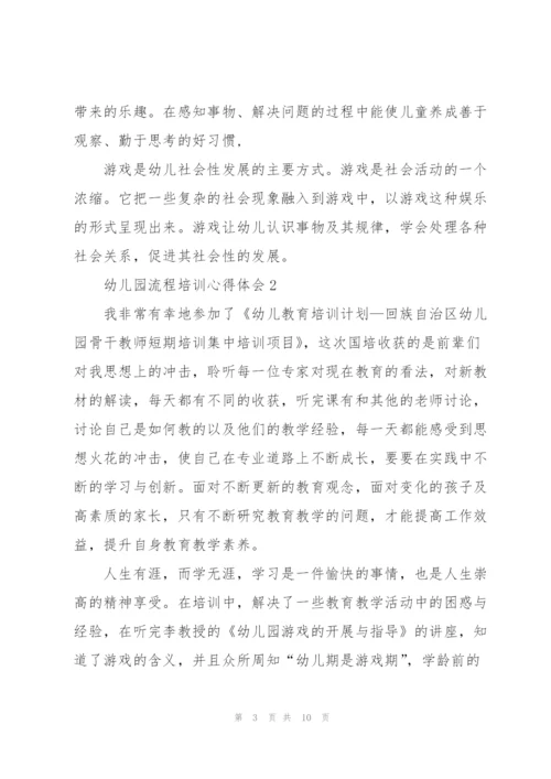 幼儿园流程培训心得体会.docx