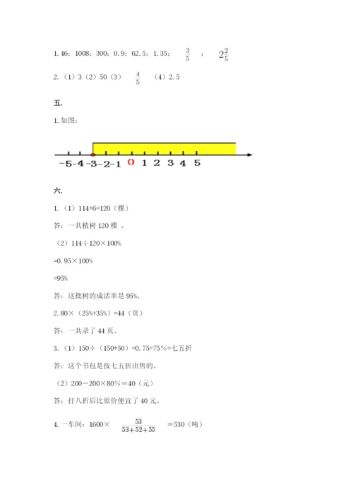 河北省【小升初】2023年小升初数学试卷带答案（实用）.docx