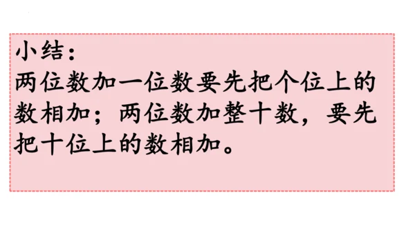 两位数加一位数 整十数课件(共24张PPT)一年级下册数学人教版