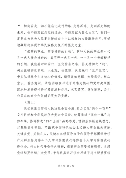 学习廖俊波先进事迹心得体会五篇.docx
