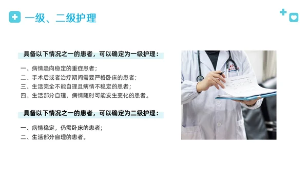 蓝色简约病床管理规章制度PPT模板宣传PPT动态PPT管理制度