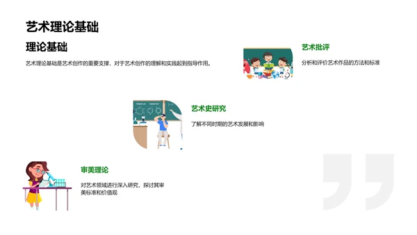 艺术创作开题答辩PPT模板