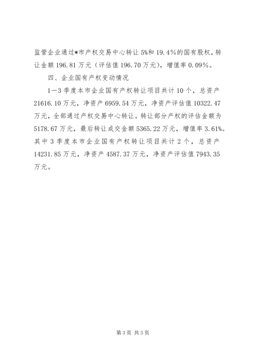 国有企业产权管理工作汇报.docx