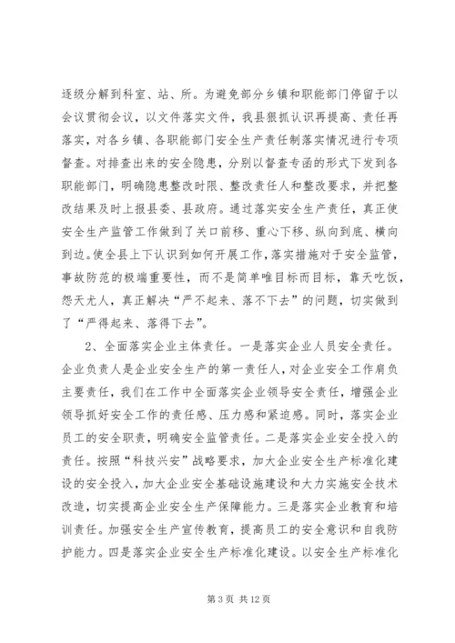 副书记在安全生产交流会发言.docx