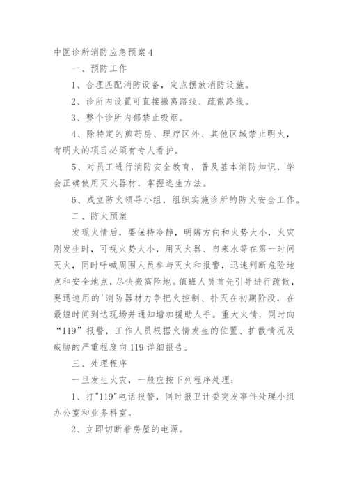 中医诊所消防应急预案_1.docx