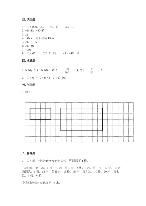 冀教版小升初数学模拟试卷及答案（各地真题）.docx